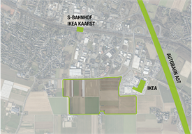 map of Kaarst